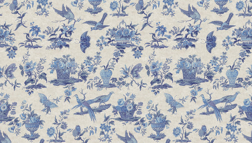 Papier peint Bleu impérial
