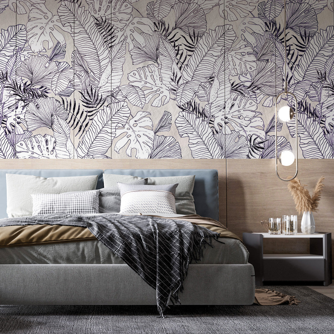 Papier peint panoramique Jungle palm