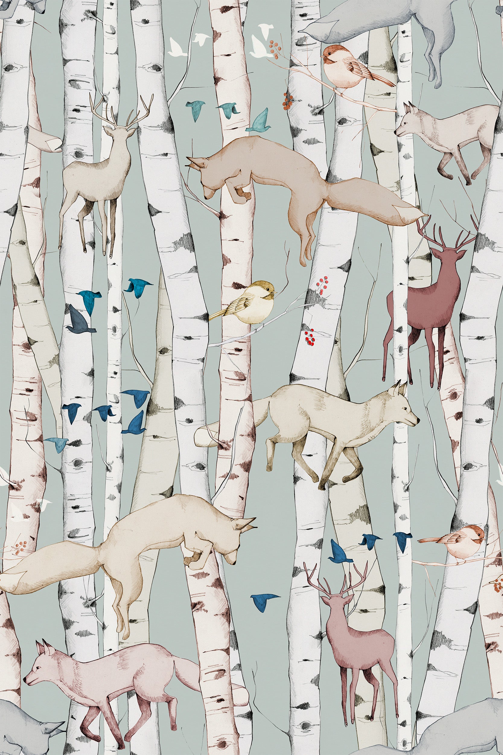 Papier peint Fables du Nord