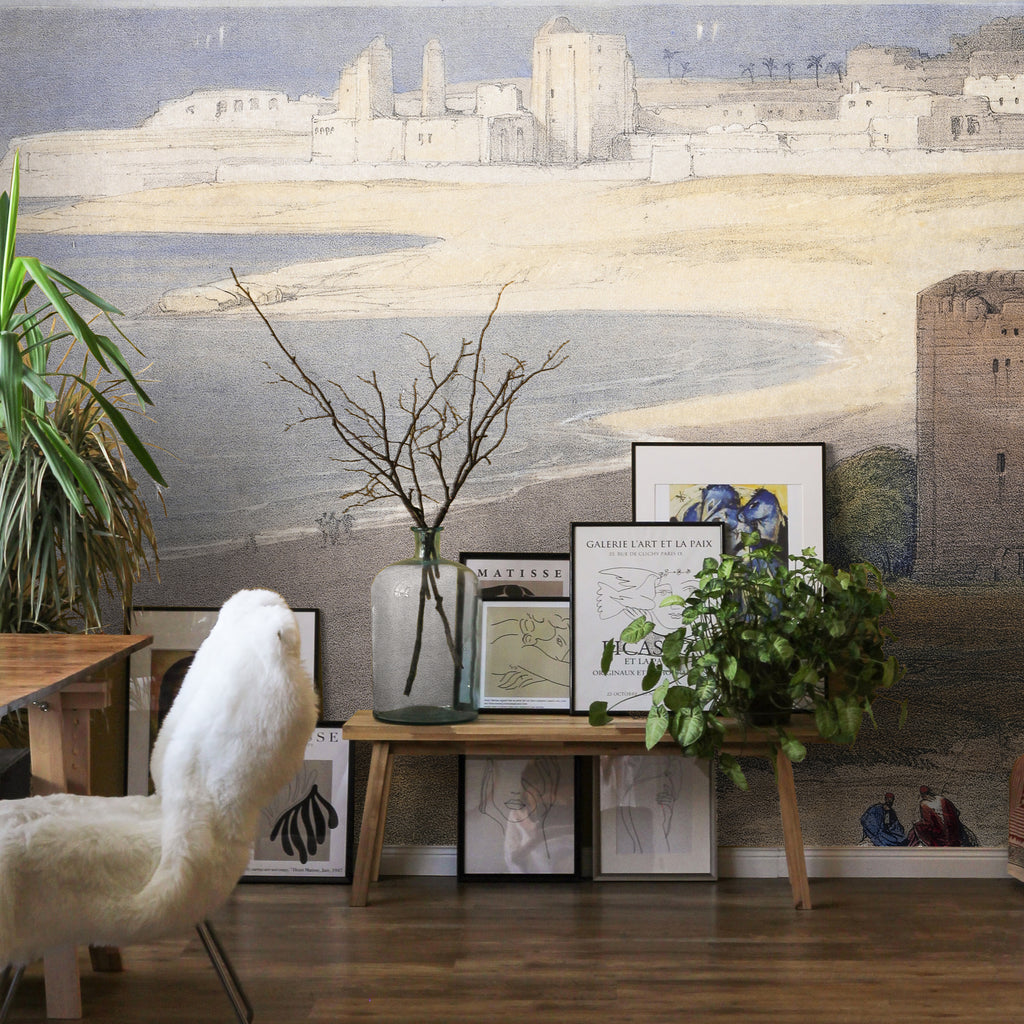 Papier peint panoramique Ancient Thyre from the Isthmus