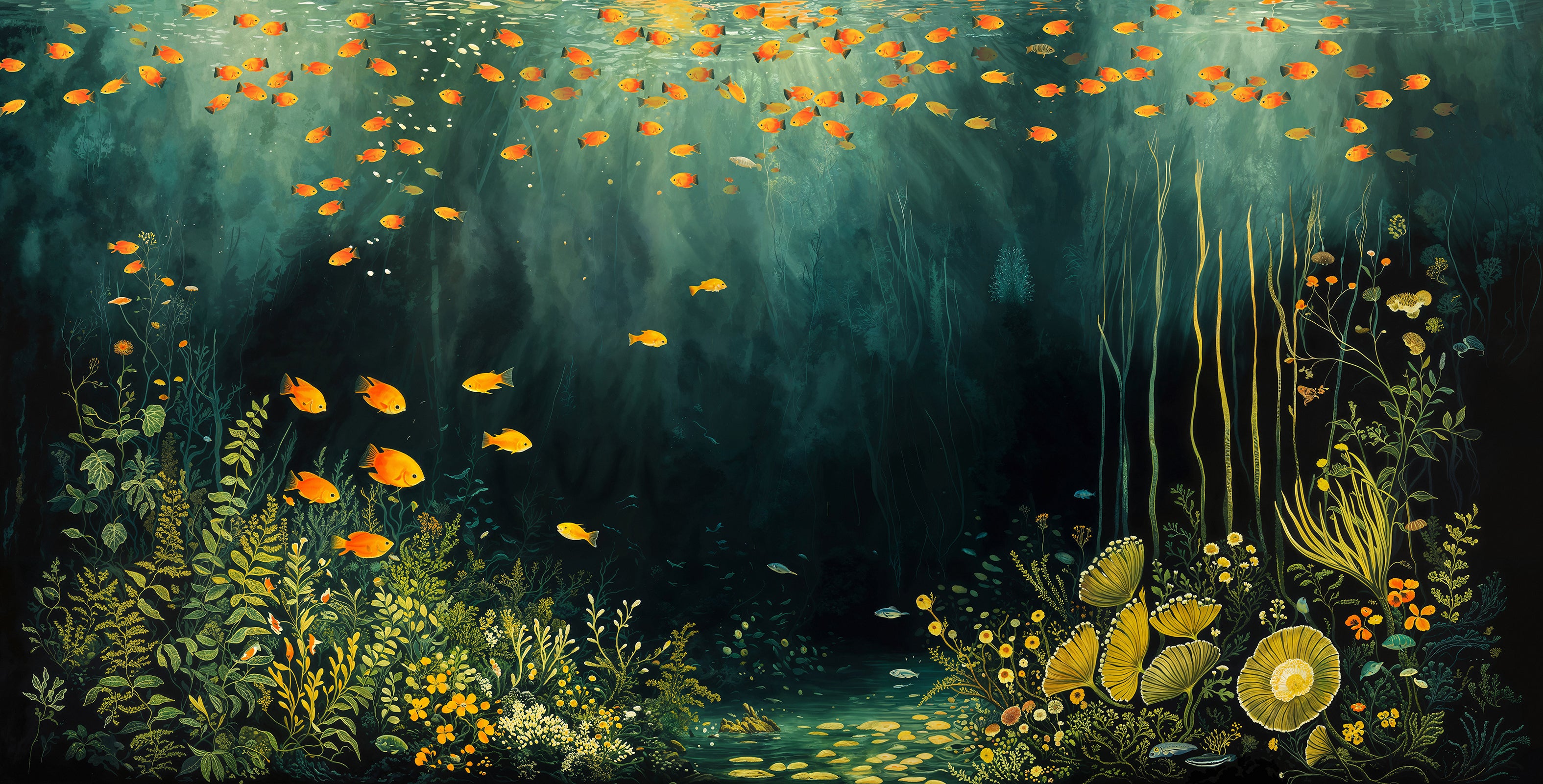 Papier peint panoramique Calanque