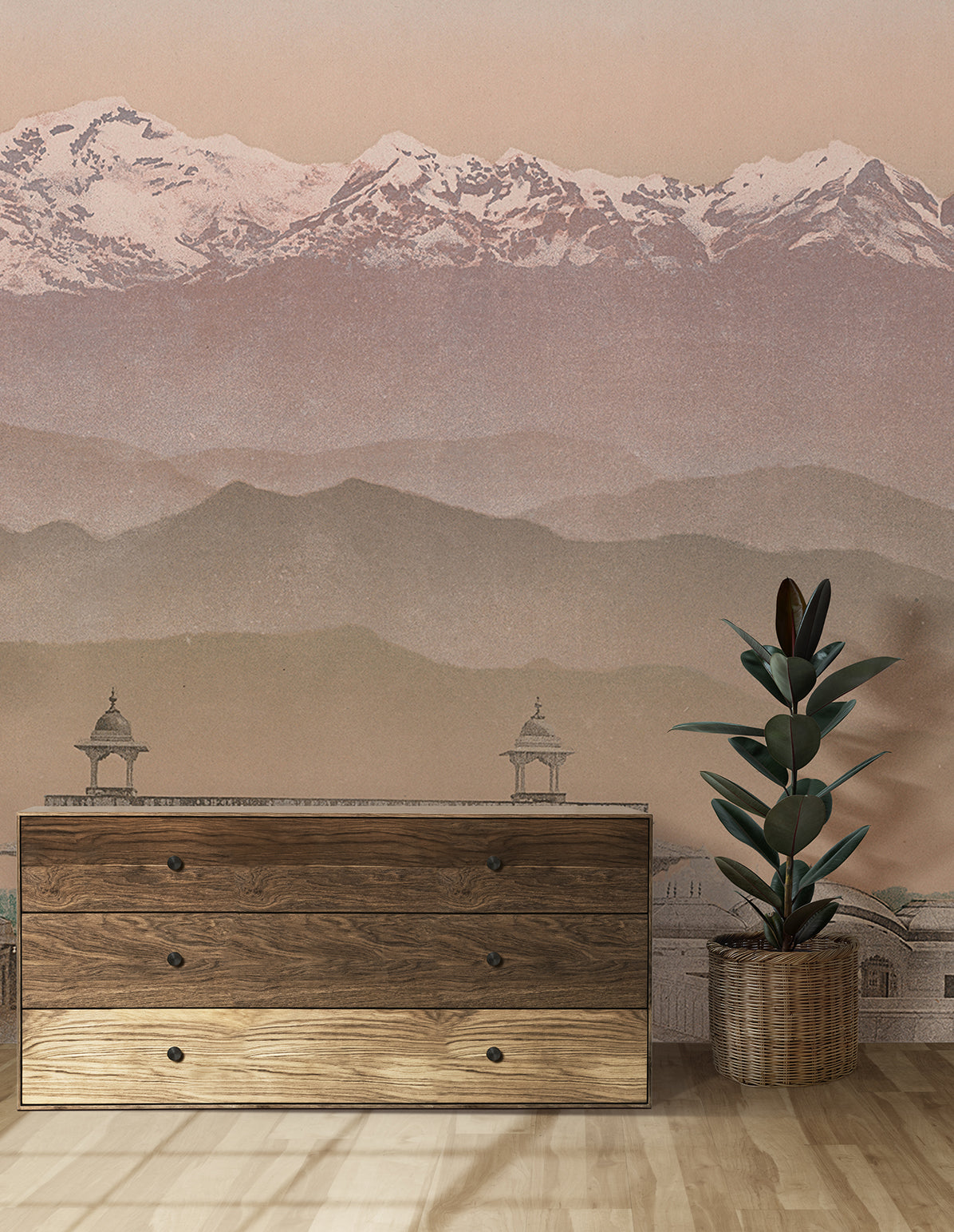 Papier peint panoramique Darjeeling