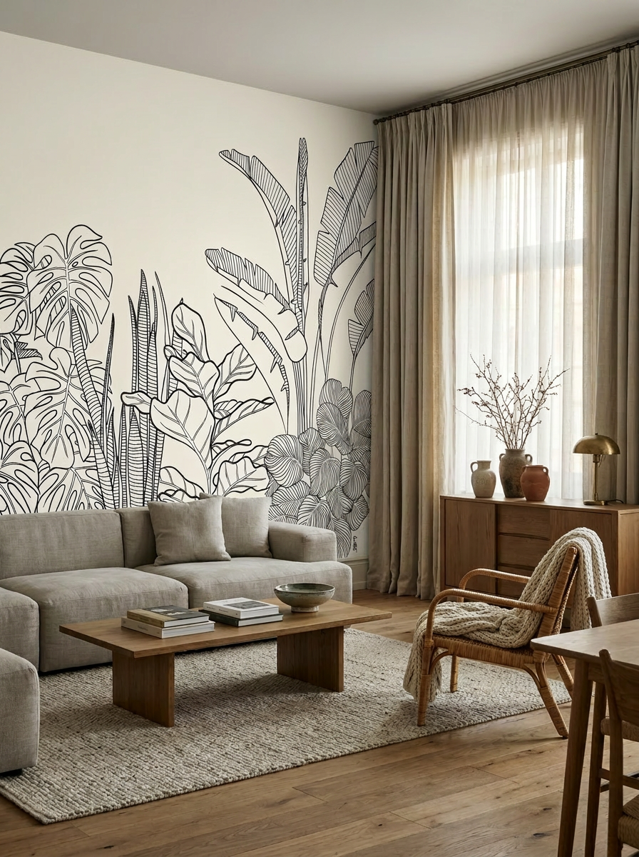 Papier peint Jungle courante