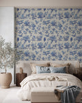Papier peint Bleu impérial