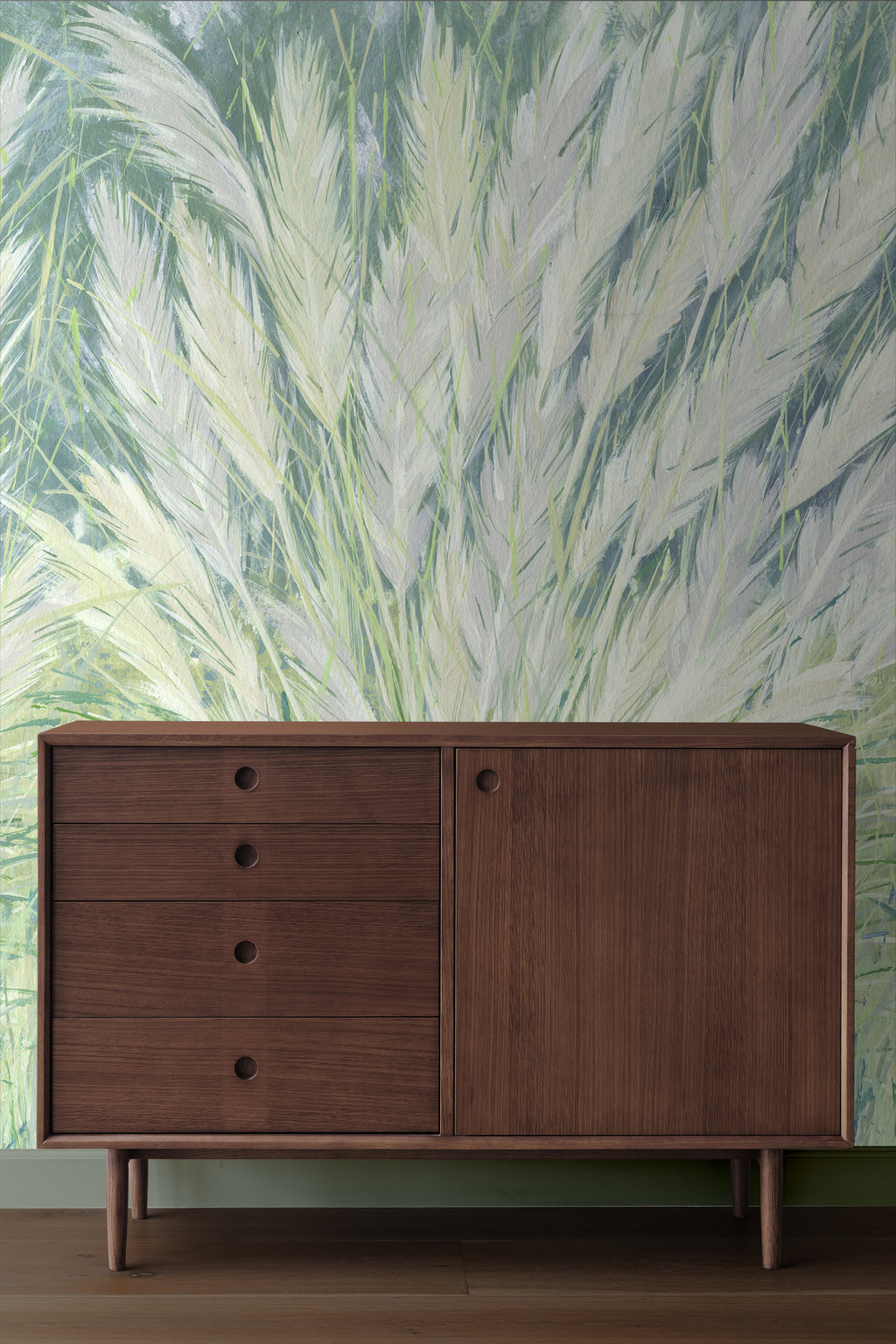 Papier peint Pampas bloom