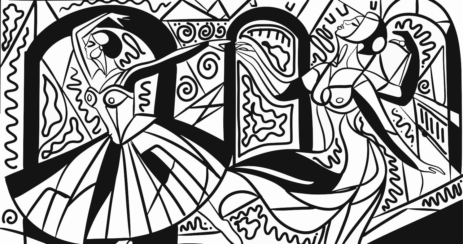 Papier peint Reflets chorégraphiques