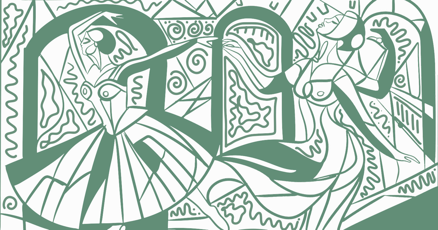 Papier peint Reflets chorégraphiques