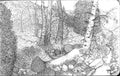 Papier peint panoramique Reminiscence VI