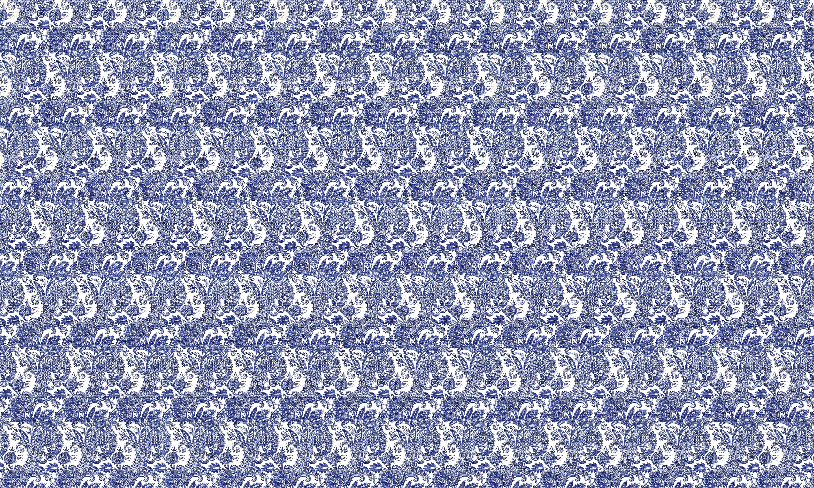 Papier peint Ananas Baroque