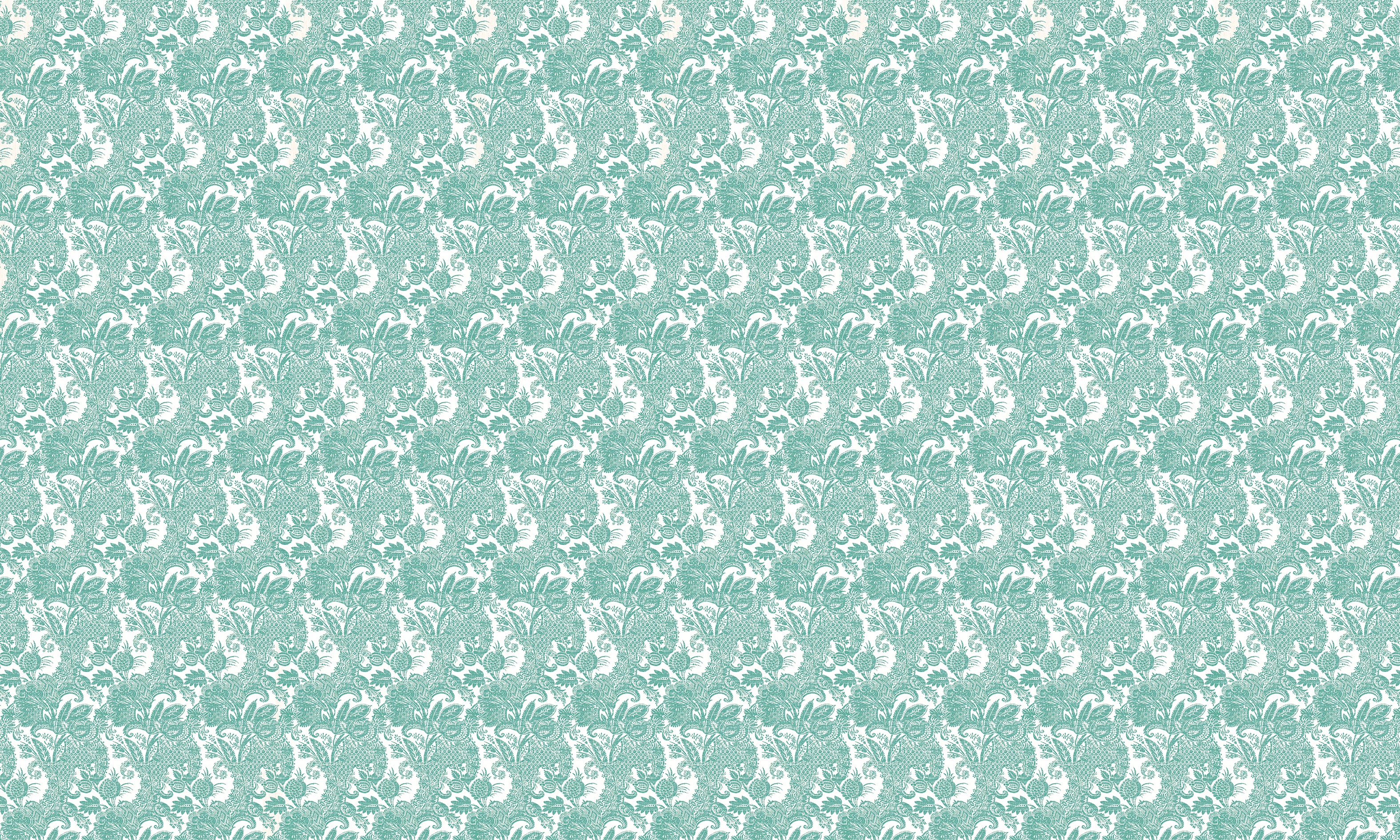 Papier peint Ananas Baroque