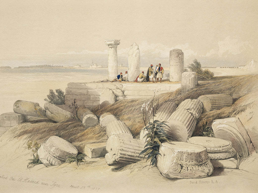 Papier peint panoramique Ruins called Omelhamed