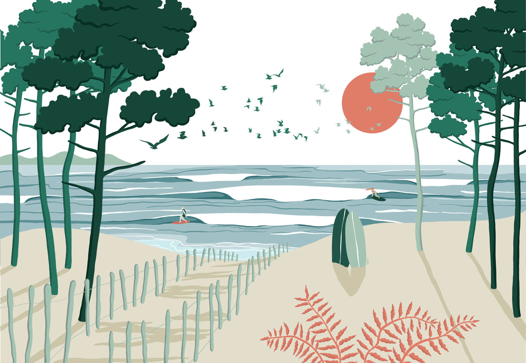 Papier Peint Surf