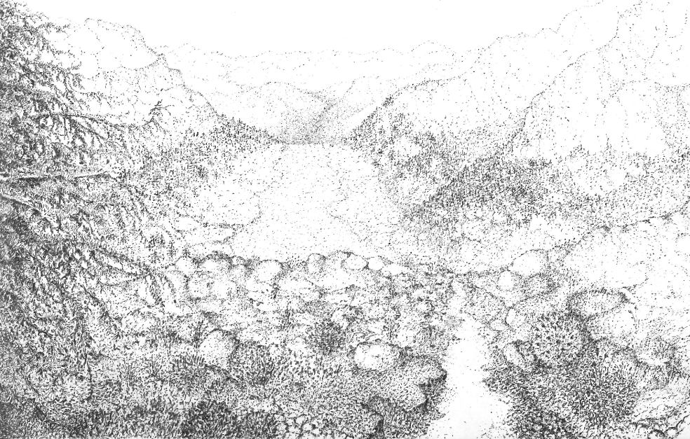 Papier peint panoramique Reminiscence VII