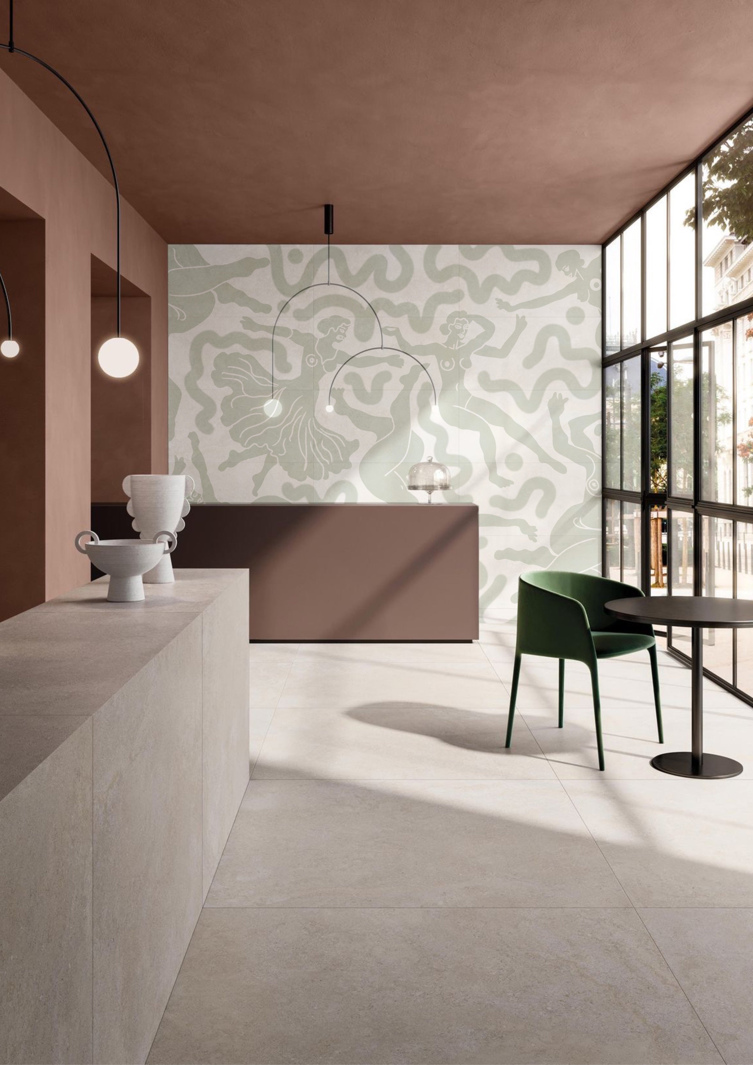 Papier peint Danse des silhouettes