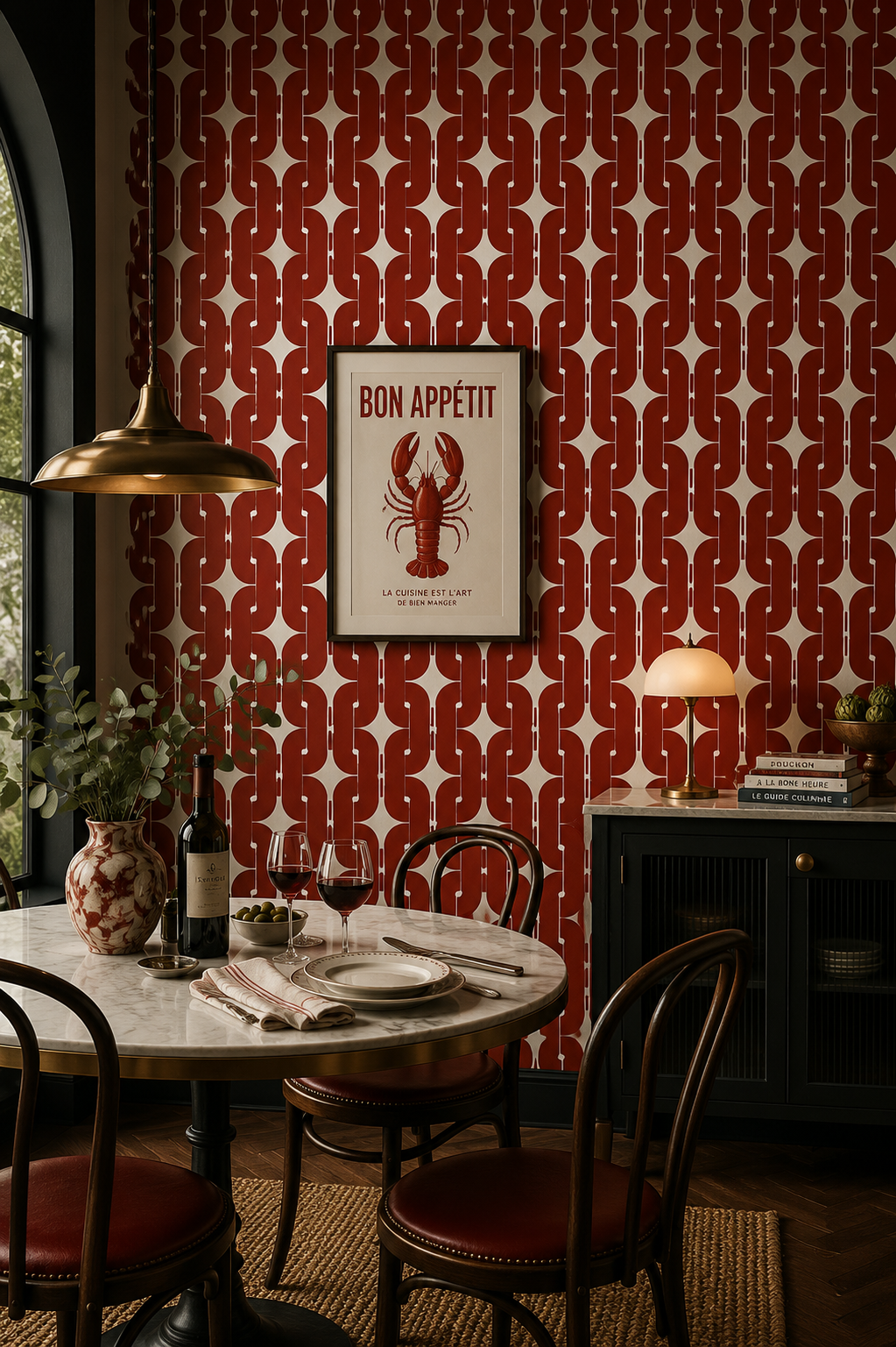 Papier peint Gourmette