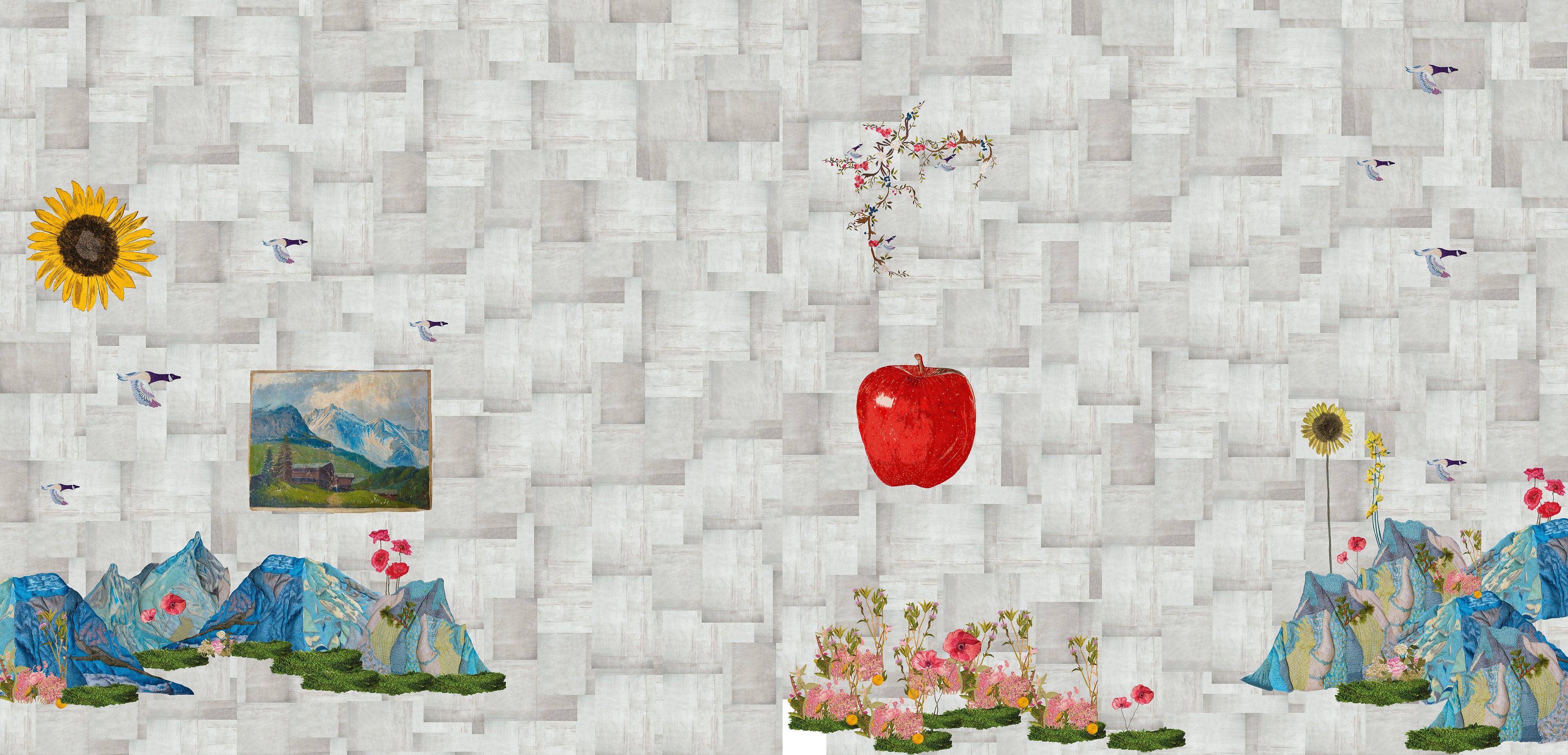 Papier peint Hills are alive apple