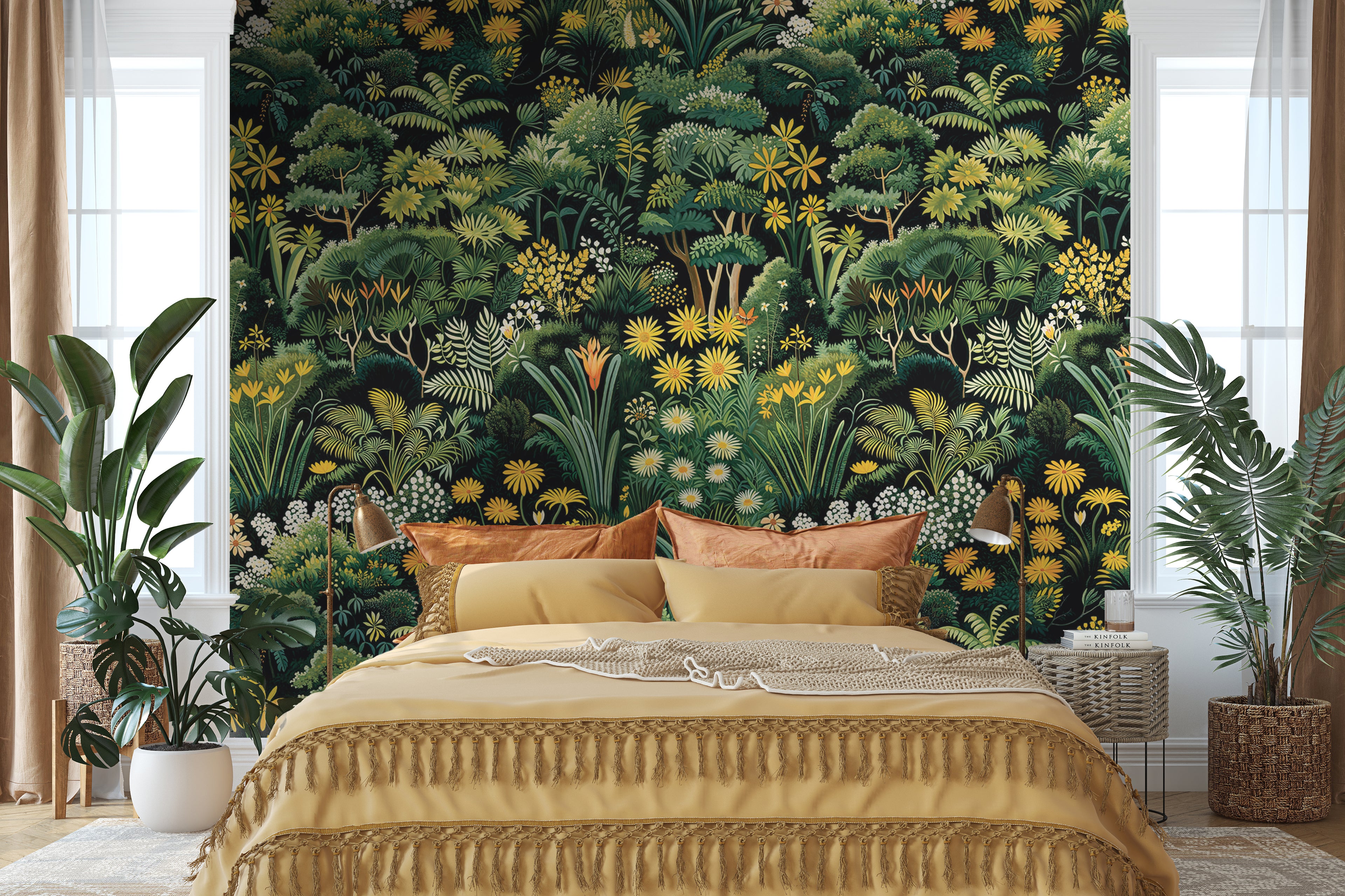 Papier peint panoramique Jungle Landaise