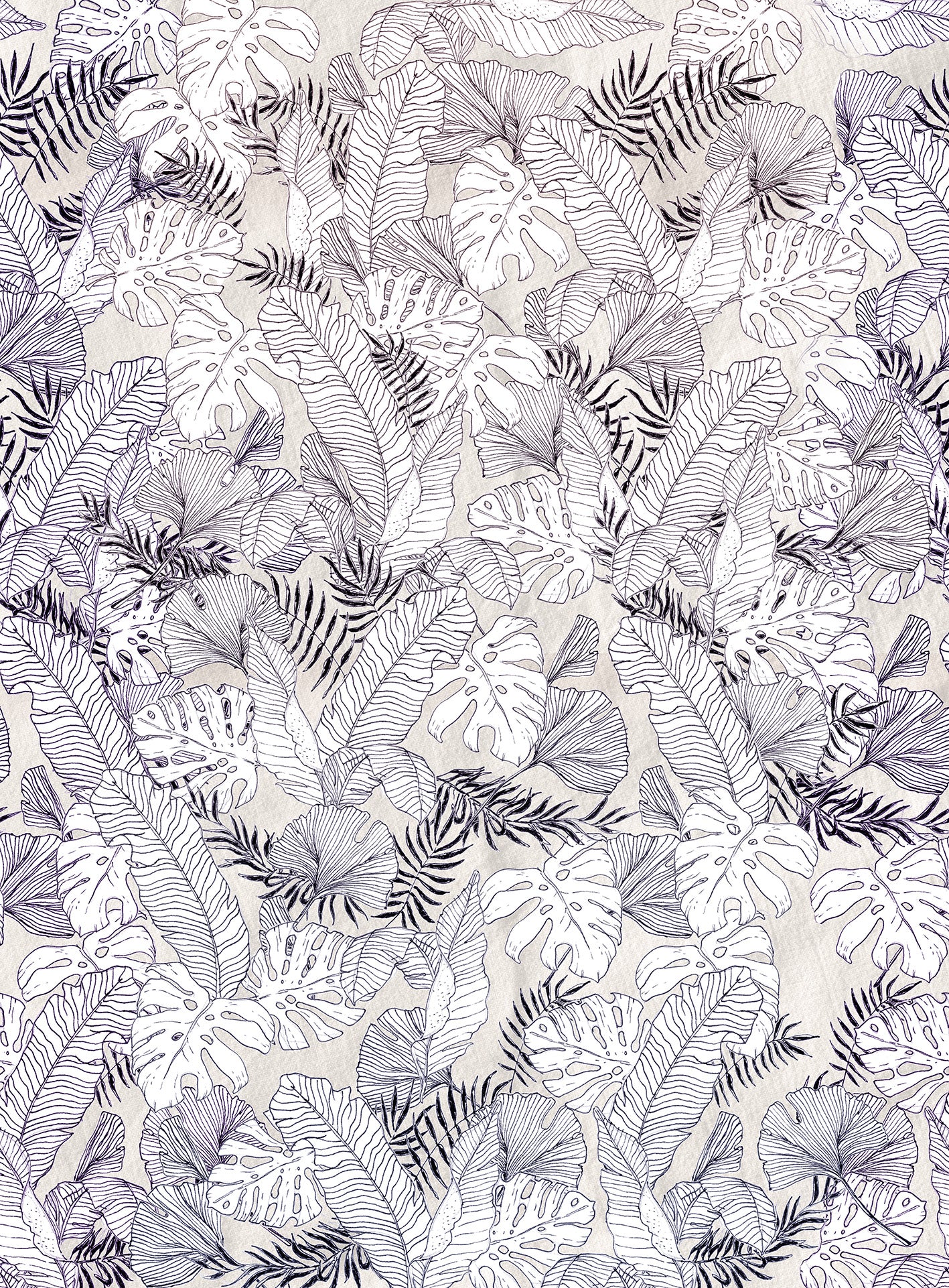 Papier peint panoramique Jungle palm