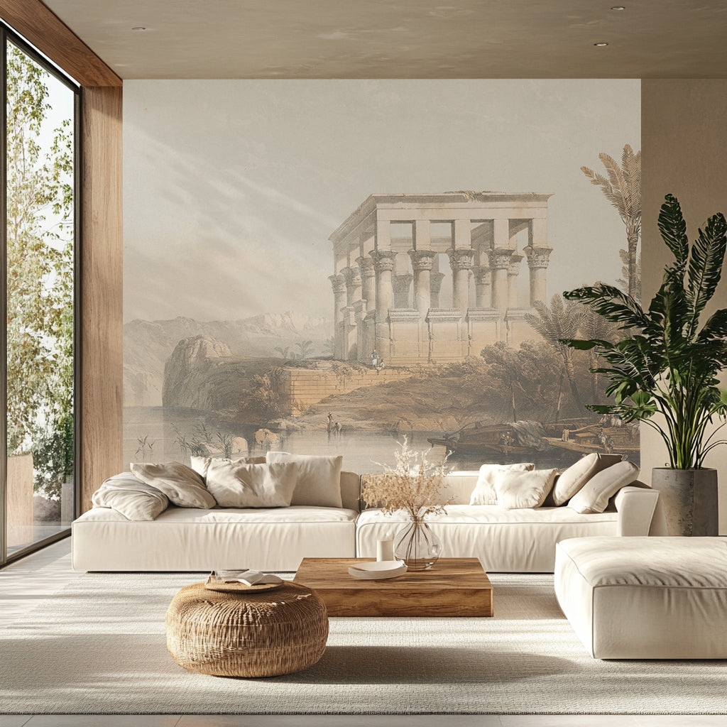 Papier peint panoramique Le lit du pharaon