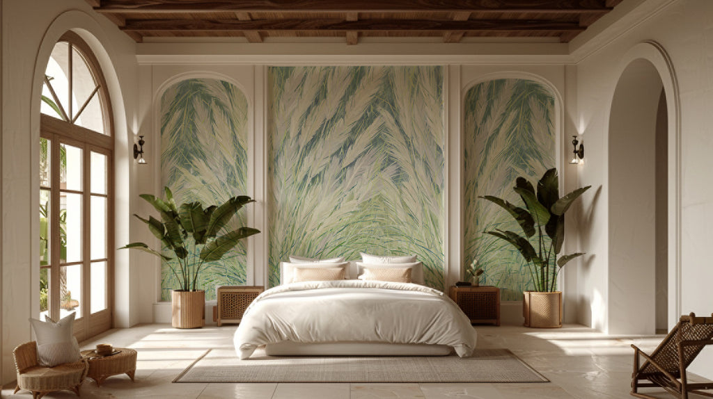 Papier peint Pampas bloom