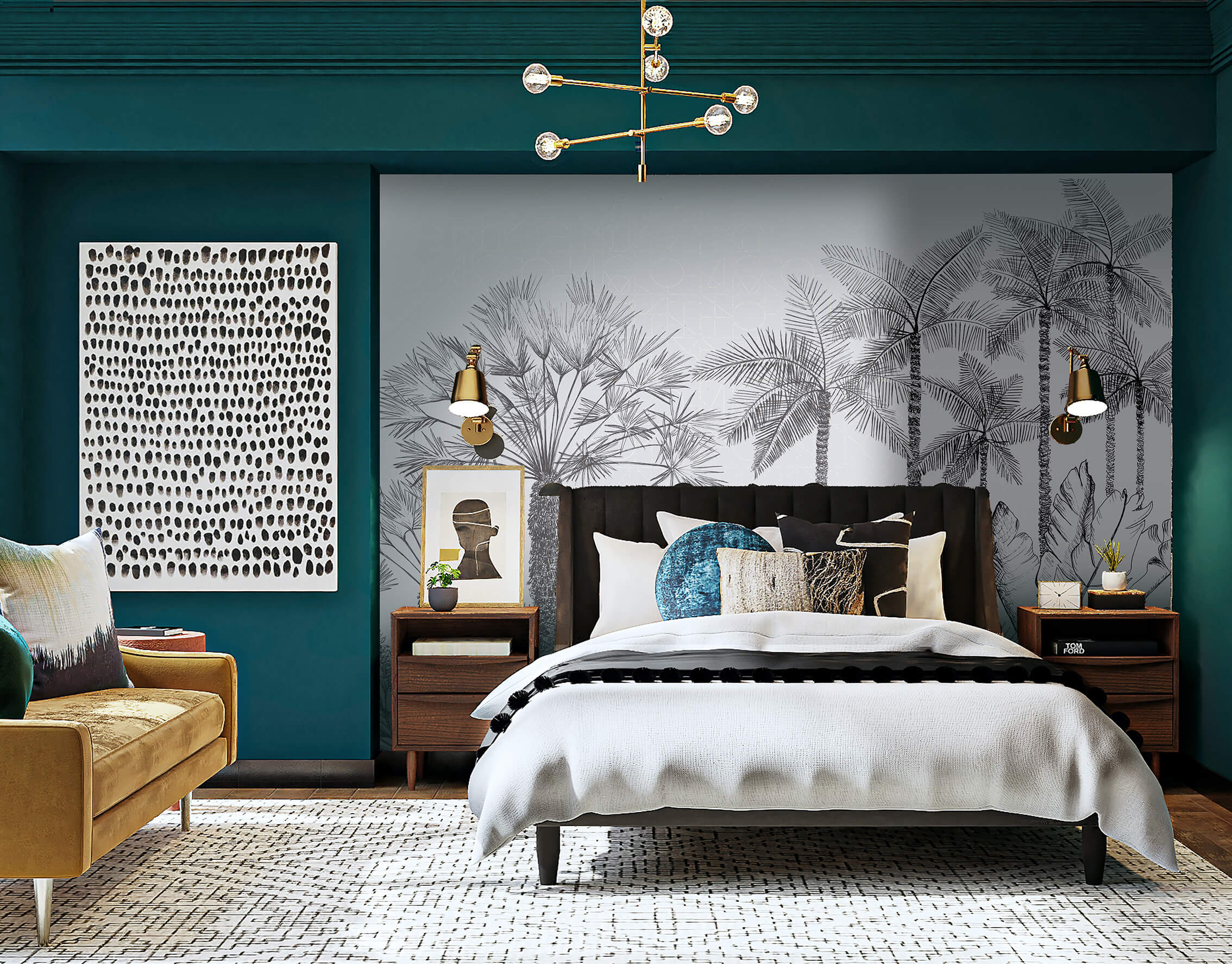 Papier peint Corniche