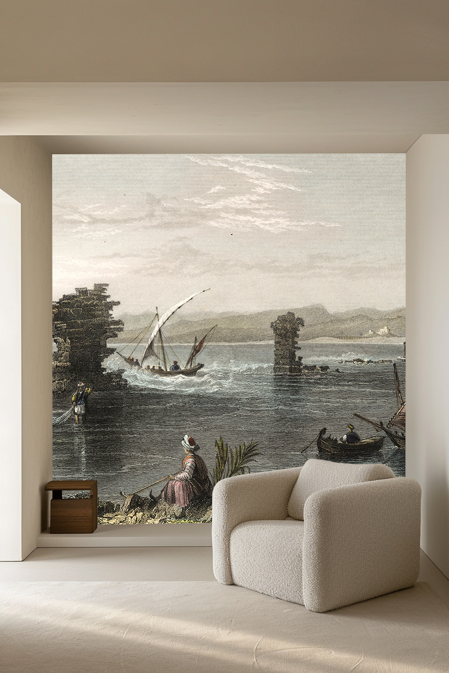 Papier peint panoramique Remains of the Port of Tyr