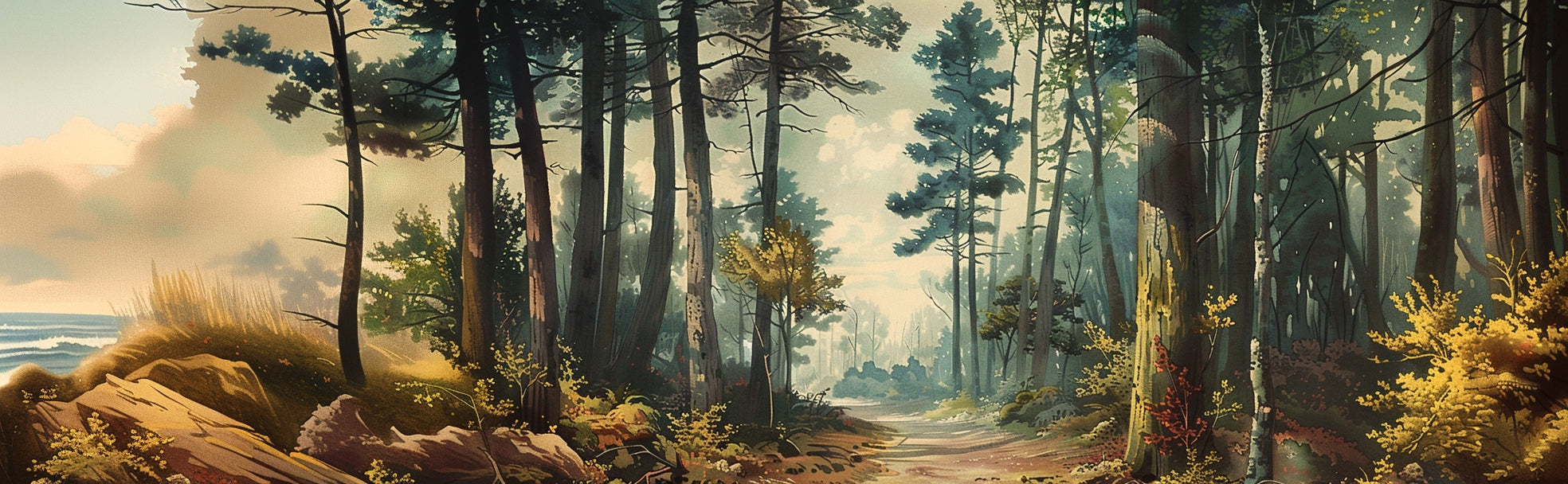 Papier peint panoramique Orée