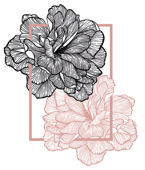 Papier peint Pivoines
