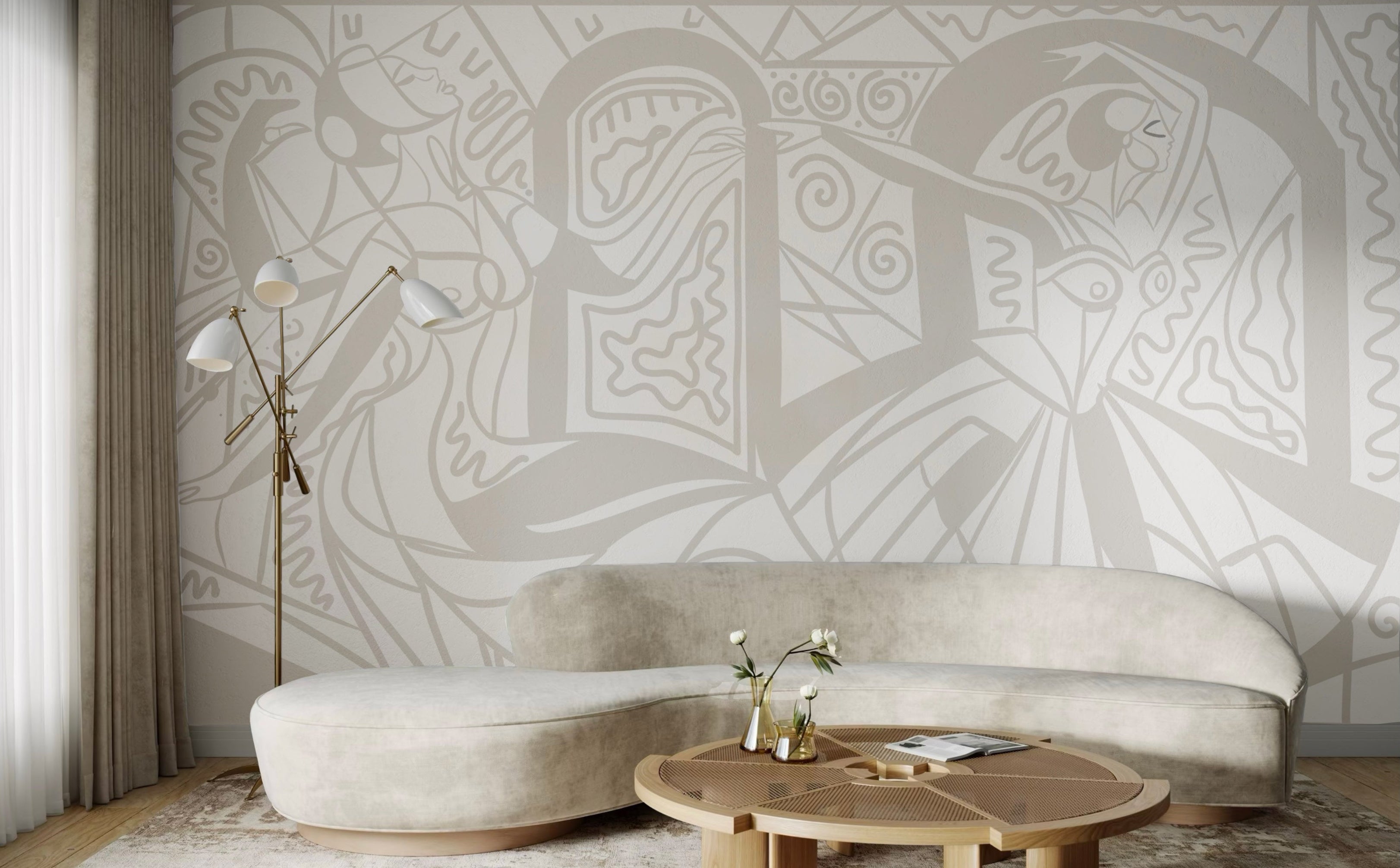 Papier peint Reflets chorégraphiques