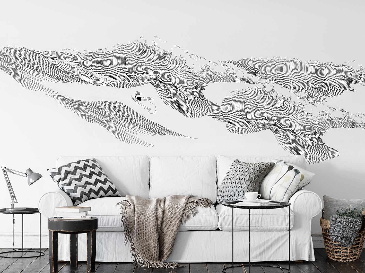 Papier peint panoramique Vague