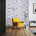 Papier peint toile de jouy Bagatelle